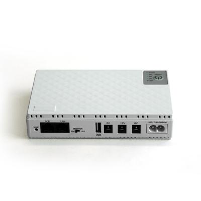 Cina Small Home Mini DC UPS 12V With Poe Port USB 5V/9V/12V/24V Output Ups For Wifi Router in vendita