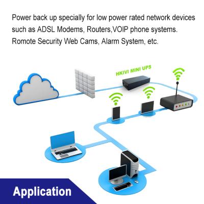 Cina Potenza di uscita di lunga durata di 36W Mini UPS a corrente continua per WiFi Router Batteria ricaricabile per la casa in vendita