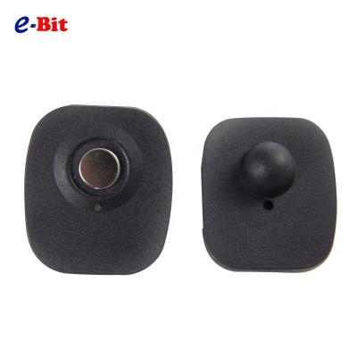 China Supermarket/Pharmacy/Shoe Store etc e-bit 8.2Mhz EAS Security RF Mini Square Hard Tag ABS Hot Selling Anti-theft Buckle for a bedding store bedding store retail store for sale