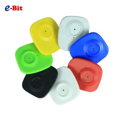 China Supermarket/pharmacy/shoe store etc. Cost Effective Colorful Mini Square Hard Tag for EAS RF Security System Door Anti-theft Equipment for Supermarket Clothing Store for sale