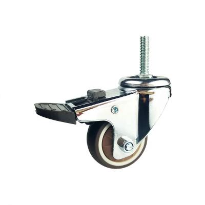 中国 275lbs Loaded Capacity Plate Casters For Commercial 販売のため