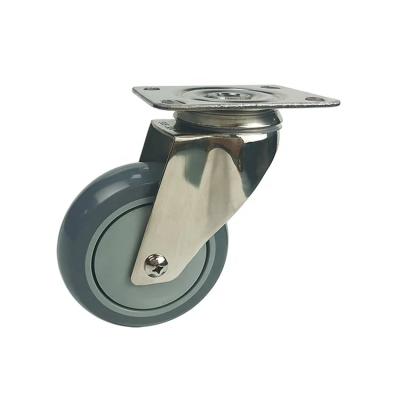 China Warehouse Equipment Casters With 0.25 Inches Plate Thickness for sale