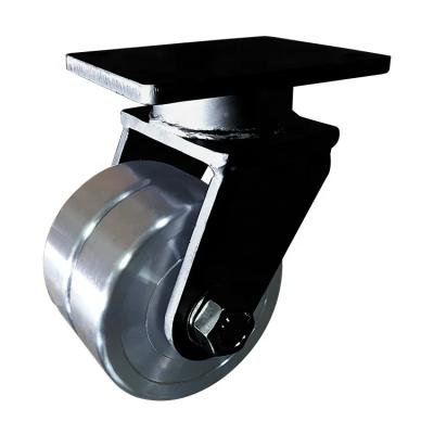 China Industrial Double Ball Bearing Heavy Duty Caster Wheel With Total Lock Brake for sale