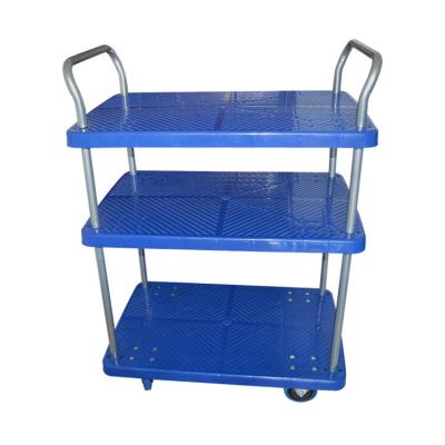 China Trolley Platform Foldable Platform Trolley with Swivel Casters 500KG Capacity for sale