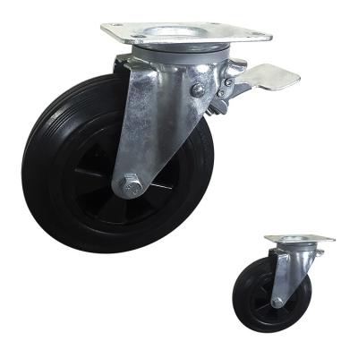 China 286lbs Loading Heavy Duty Lockable Casters , 150mm Castor Wheels for sale