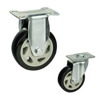Chine Roulettes à usage moyen à noyau de PVC de 5 pouces de plat rigide creux de chariot à vendre