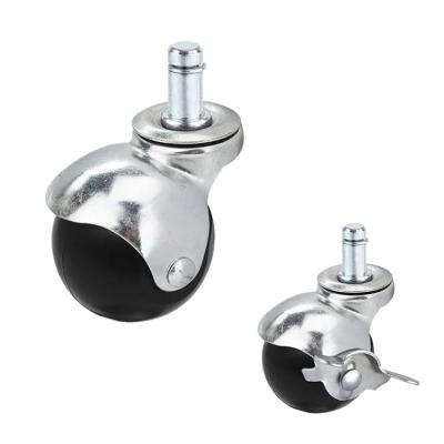 China 11x22mm de Wielen25kg Capaciteit van Greepring stem swivel ball caster Te koop