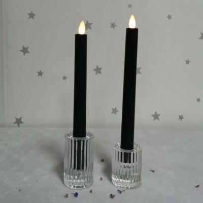 China Moving Flame Candle Led Dinner Taper Candle for sale