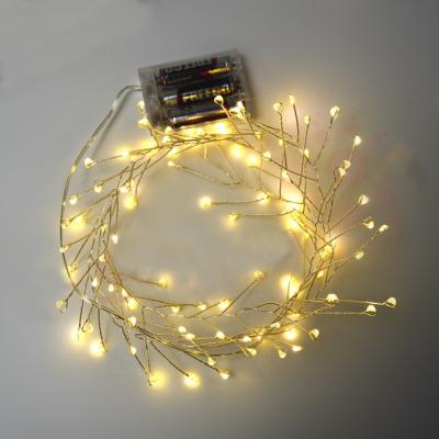 China String Lights Micro 1M String Lights 100pcs LED BOA String Light With Battery Operated for sale