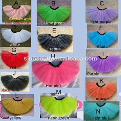 China Wholesale Plus Size Women Rainbow Tulle Running Dance Cheap Adult Tutu XL for sale