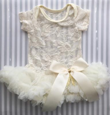 China 1st Birthday Girl Lace Tutu Dress Baby Cake Smash Tutu Breathable for sale