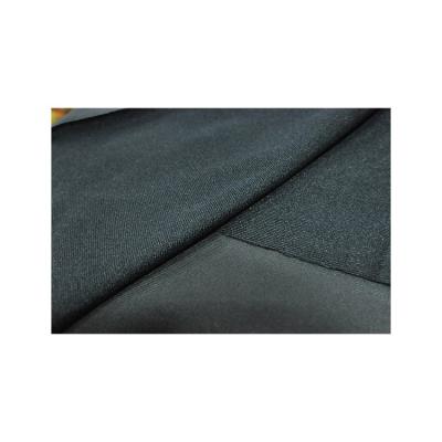 China Anti Static Knit Velvet Fleece Plain Dyed 100% Polyester Black For Sports for sale