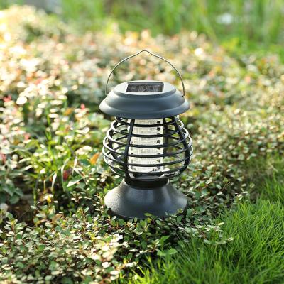 China 2021 New Design Home Garden Electric Insect Zapper Mosquito Killer Outdoor Solar Stocked Lamp for sale