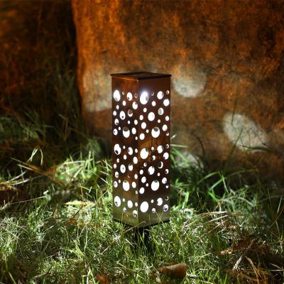 China Outdoor Garden Square LED Underground Landscape Led Solar Garden Lawn Decorative Stake Light for sale