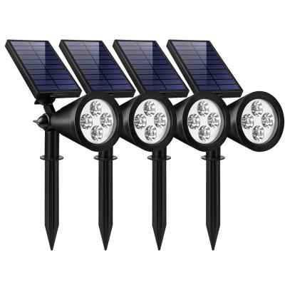 China High Quality Home Outdoor Solar Garden IP44 4/7 LED Lights Waterproof Led Solar Powered Garden Spot Light for sale