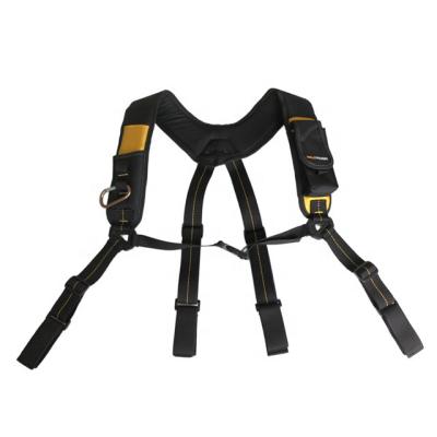 China X-Back 600D Polyester Fabric Heavy Durable Suspenders For Carpenter Electrician for sale