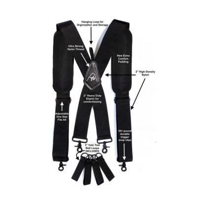 China Multifunctional X-Back Heavy Duty Suspenders with Padded for sale