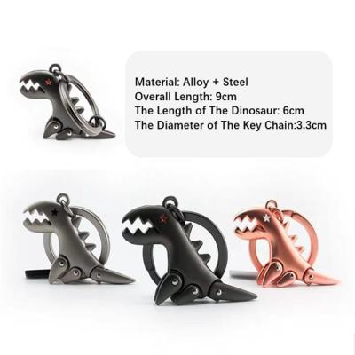 China China Karachi Fashion Logo Couples Acrylic Custom Cute Dinosaur Lanyard Metal Key Chain for sale