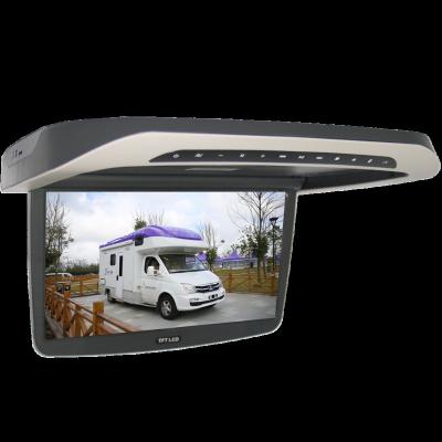 China 15.6 Inch Motorized Car Motorized / Auto Roof Mounted DVD Monitor Car Ceiling Flip Down Overhead DVD Player Monitor for sale