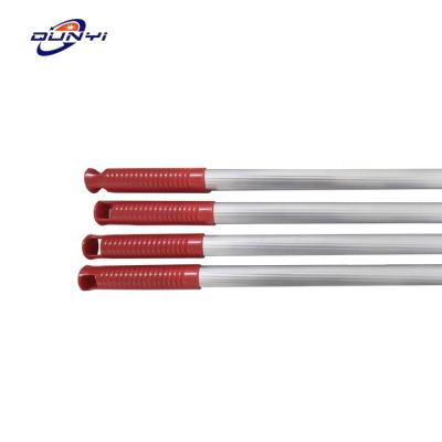 China Mops and broom handles Customized 2M Strong Aluminum Broom Handle Pole For Push Broom Duster Squeegee for sale