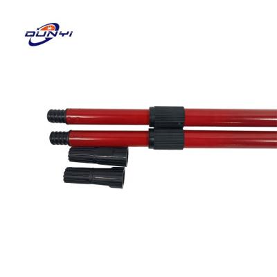 China Sustainable Powder Coated Metal Telescopic Pole for Paint Roller Window Cleaning Scraper Extension Rod Mop Handle for sale