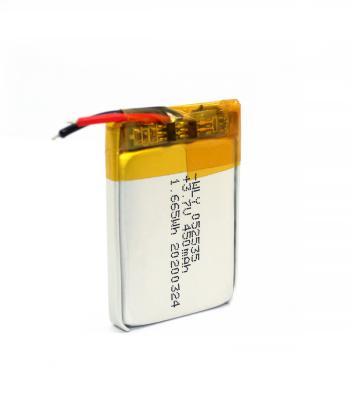 China Toys customized rechargeable battery 3.7v 502535 lipo battery 450mah battery for smart products for sale