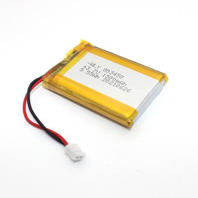 China Toys high capacity lithium polymer battery 3.7v 1500mah lithium ion battery 803450 rechargeable lipo battery for sale