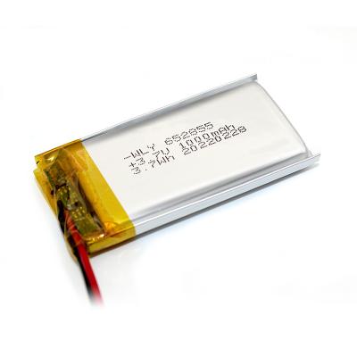 China Toys WLY High Capacity Rechargeable Lipo Battery 652855 3.7v 1000mah Battery Customized Battery for sale