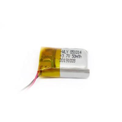 China Toys High Performance Battery Lipo 3.7v Lithium Ion Battery 50mAh 501014 Li Polymer Battery 051114 051215 051015 481117 501014 for sale