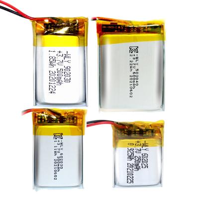 China Toys WLY 503040 902030 602030 602025 customized lipo battery 600mah 250mAh lithium polymer Li-polymer 3.7V battery for sale