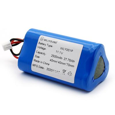 China Toys High Capacity Recharge Lithium Polymer Battery Pack 18650 Battery Pack 2500mah for sale