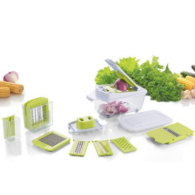 China 9 Viable in 1 Plastic Kitchen Aid - Vegetable Shredder and Grater - Dicer Vegetable Slicer for sale