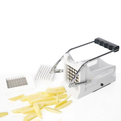 China F-1029 Kitchen Manual Stainless Steel 2 Blades Potato Chipper Sustainable Potato Cutter For French Fries for sale