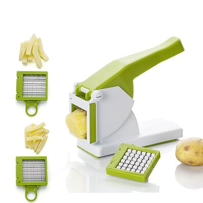 China Amazon Sustainable Best Selling Plastic Potato Chips French Fries Cutter for sale