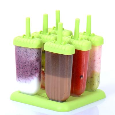 China 2022 Summer Viable Success Plastic Popsicle Ice Cream Lattice Tools Ice Cream Mold For Child for sale