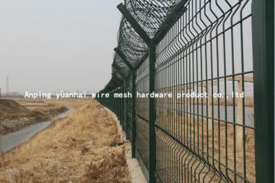 China Airport Guard Razor Wire Mesh Fencing , Pvc Coated Wire Mesh Fencing ISO Certificate for sale