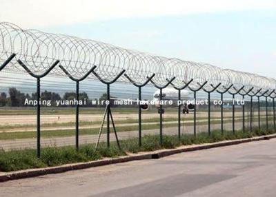 China Anti Climb Airport Security Fencing , Welded Wire Mesh Fencing Panels for sale