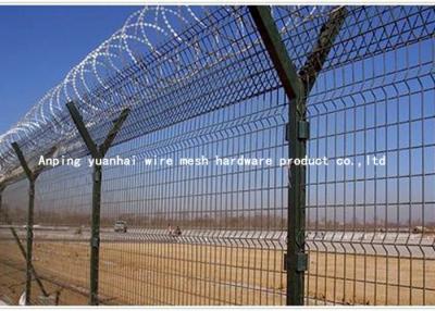 China PVC Coated Airport Security Fencing Galvanized Razor Wire 0.5mm-3.0mm Wire Diameter for sale