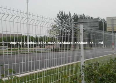 China White Welded Wire Fence Panels , Ornamental Metal Fence Panels 2.8mm-6.0mm Dip Wire for sale