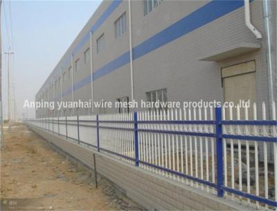 China Soft Steel Metal Palisade Fencing Pre Hot Dipped Galvanized For Nursery School for sale