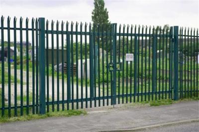 China Euro Style Free Standing Metal Palisade Fence / Wrought Iron Fence Panel Hot Sale for sale