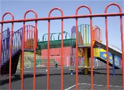 China BOW TOP & ROLL TOP FENCING – PLAYGROUND FENCING for sale