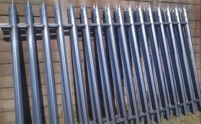 China high standard Galvanized Palisade Metal Fence for sale