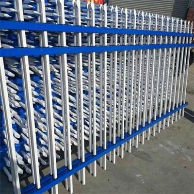 China Garden Steel Steel Palisade fence/Cheap Metal Zinc Steel Fence/New Design Safe Steel Wrought Iron Fence for sale