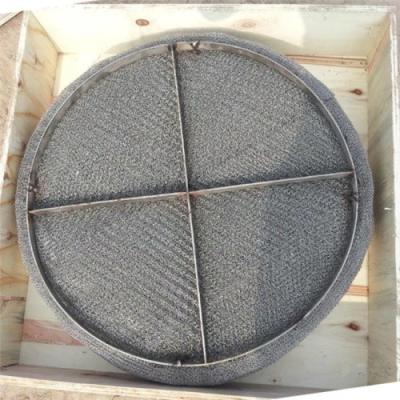 China Stainless steel wire mesh mist eliminator / gas liquid wire mesh demister for sale