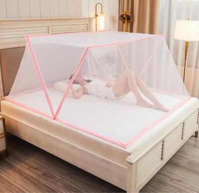 China Insecticide Treated Mosquito Repellent Wholesale Portable Adult Mosquito Net Fast Folding Home Bed Mosquito Net for sale