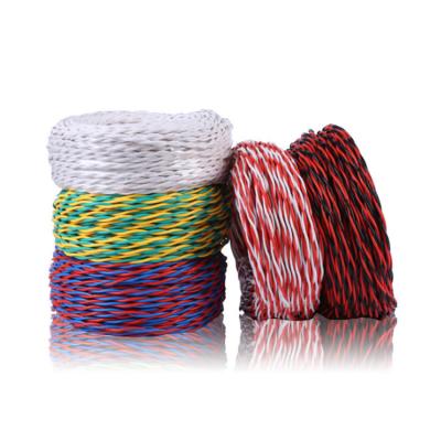 China Rvs High Strength Flexible 450/750v Pvc Twisted Electrical Cable Wire for sale