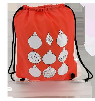 China Recyclable Gym Drawstring Bags Backpack For Boys Girls Women Men Return Pack Internal Pocket for sale