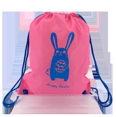 China Recyclable Gym Drawstring Bags Backpack For Boys Girls Women Men Return Pack Internal Pocket for sale