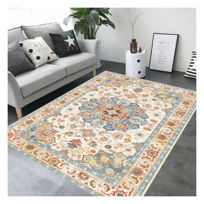 China Factory direct cashmere velvet polyester washable printed 3d rug for living room for sale